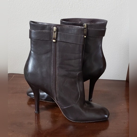 Via Spiga Women's Brown Leather Boot Size 7 M - Picture 2 of 15